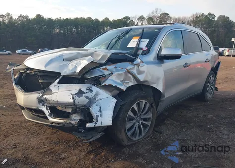 2014 Acura Mdx Technology Package from USA, damaged, VIN 5FRYD4H49EB014329